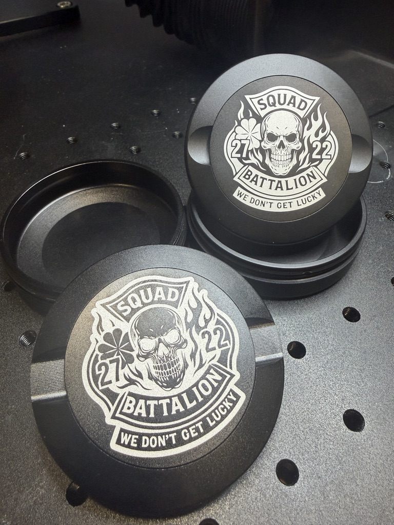 Unique custom laser engraving