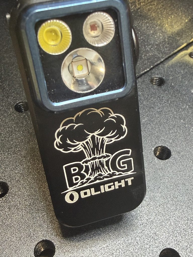 Laser engraving detail